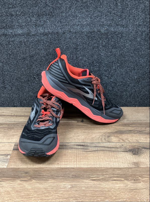 Brooks Caldera 4 Black Coral Grey Trail Running Shoes Women's Size 12