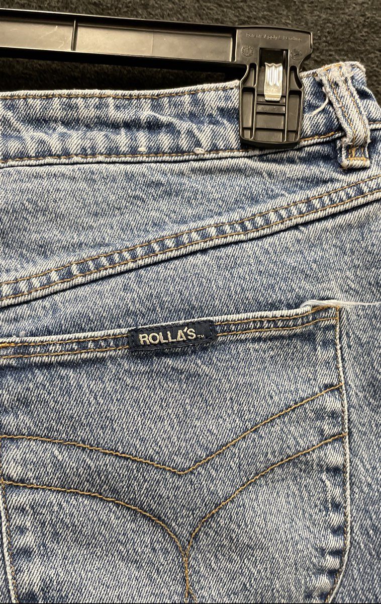 Rolla's Women's Blue High Rise Straight Leg Light Wash Jeans Size 12