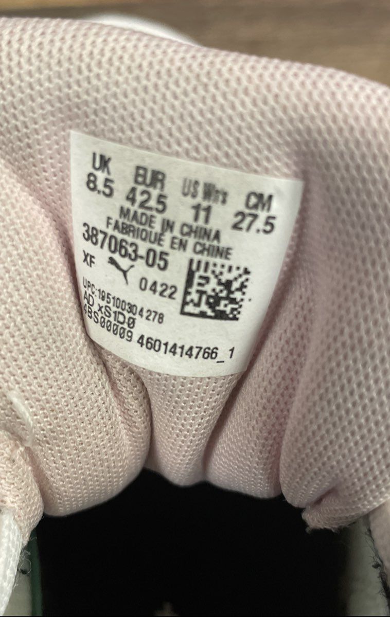 Puma X-Ray Speed White Black Rose Dust Women's Sneakers Size 11