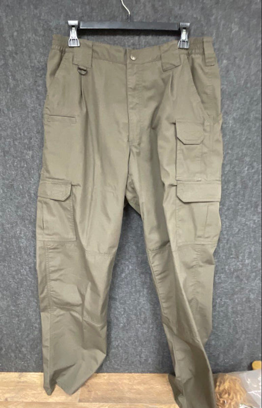 5.11 Tactical Men's OD Green Taclite Pro Ripstop Cargo Work Pants Sz 34x34