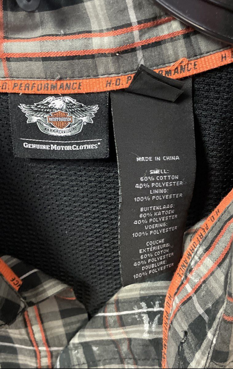 Harley-Davidson Willie G Skull Plaid Short Sleeve Performance Shirt Sz 2XL