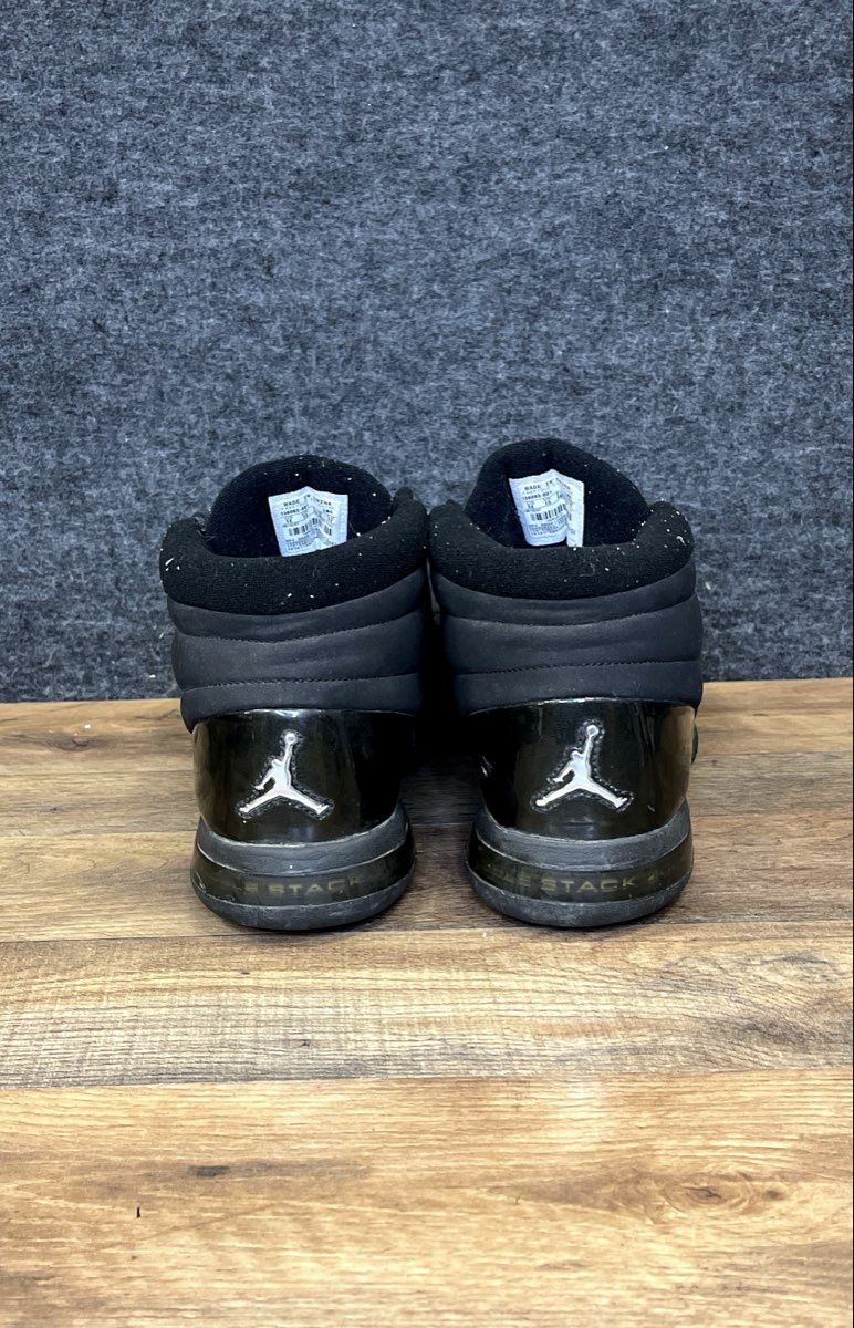 Nike Jordan Big Fund Black Metallic Silver Basketball Shoes Men's Size 14