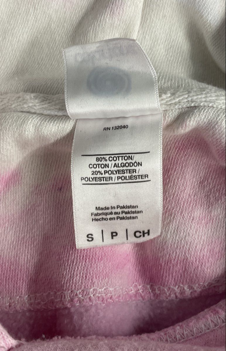 Taylor Swift 1989 Colortone Pastel Tie-Dye Hoodie Sweatshirt Swift 89 Sz S