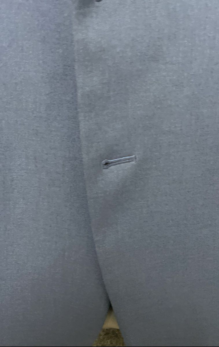 Haggar Men's Blue Travel Performance Tailored Fit 2-Button Suit Blazer Sz 44S