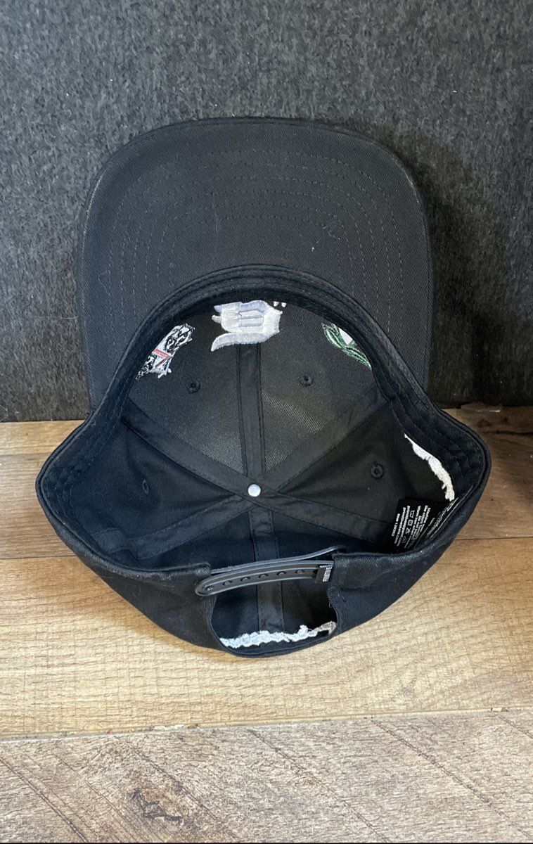 Primitive Skateboarding Black Winner Snapback Hat Gambling Dice Cherries Sz OS