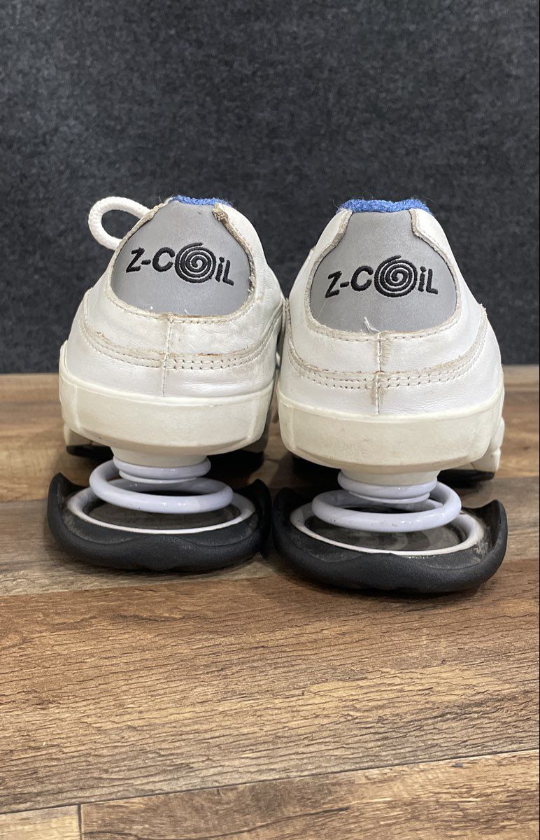 Z-Coil Orthopedic Walking Spring Shoes White Blue Women's Size 9
