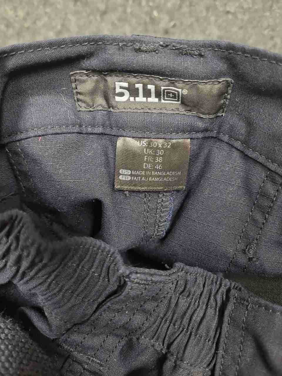 5.11 Tactical Men's Black Poly Cotton Cargo Utility Pants Sz 30x32