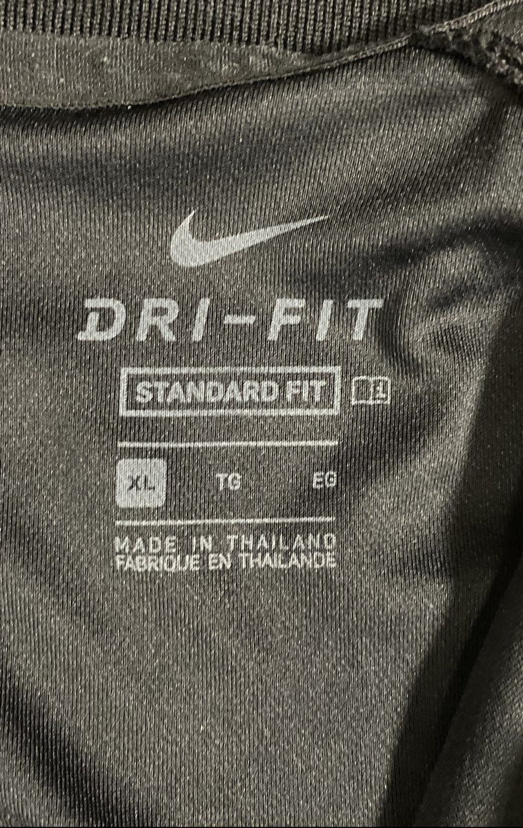 Nike Men's Black Dri-FIT Standard Fit Short Sleeve Polo Shirt Size XL