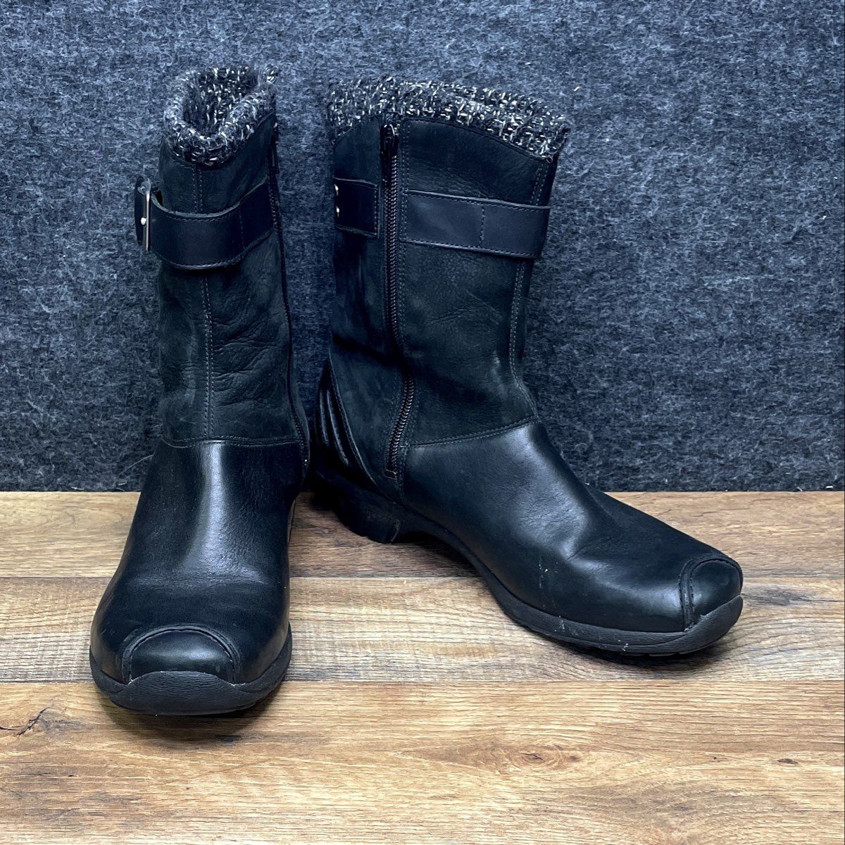 Merrell Donatella Waterproof Black Leather Boots Women's Size 9