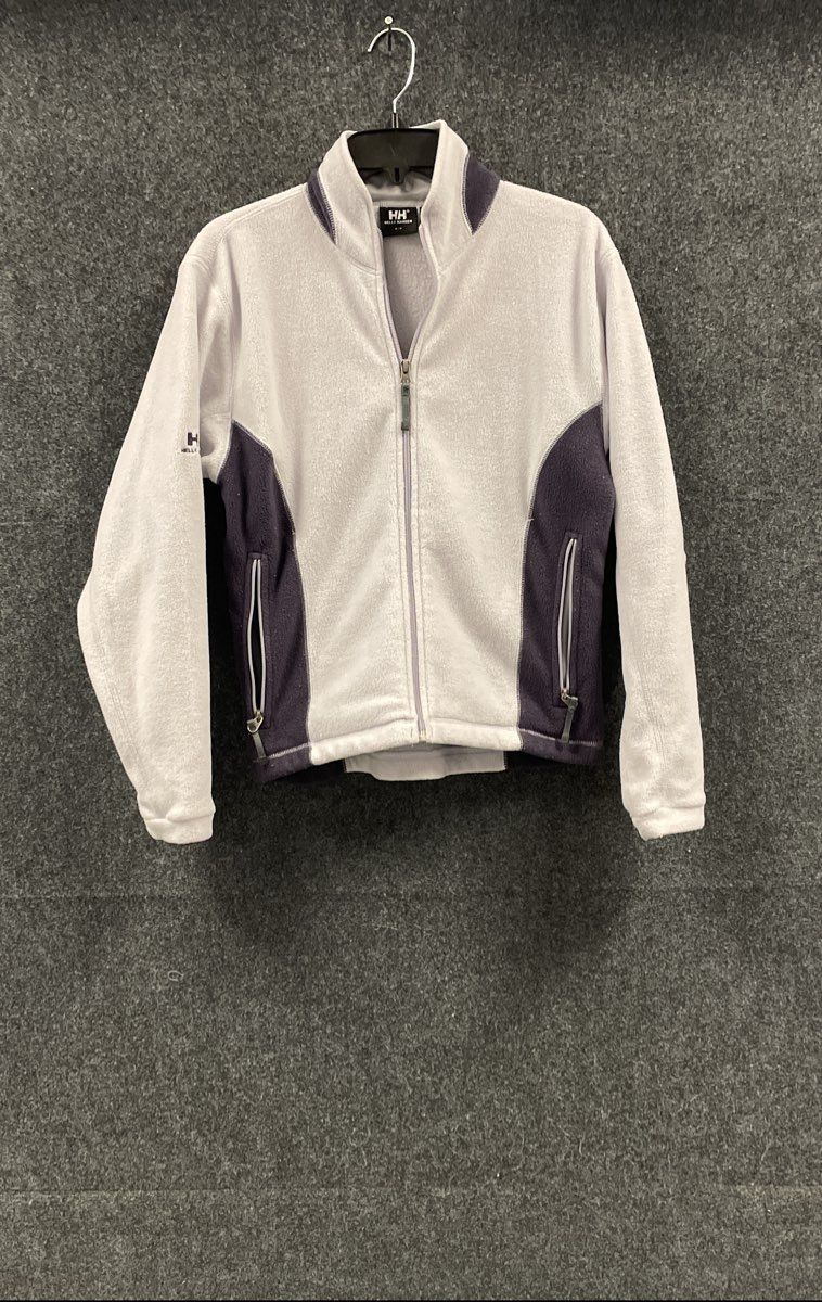 Helly Hansen Women's Full Zip Fleece Jacket Purple Lavender Two-Tone Sz S