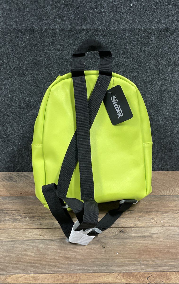 DreamWorks Shrek Green Ogre Face 3D Ears Mini Backpack Handbag NWT