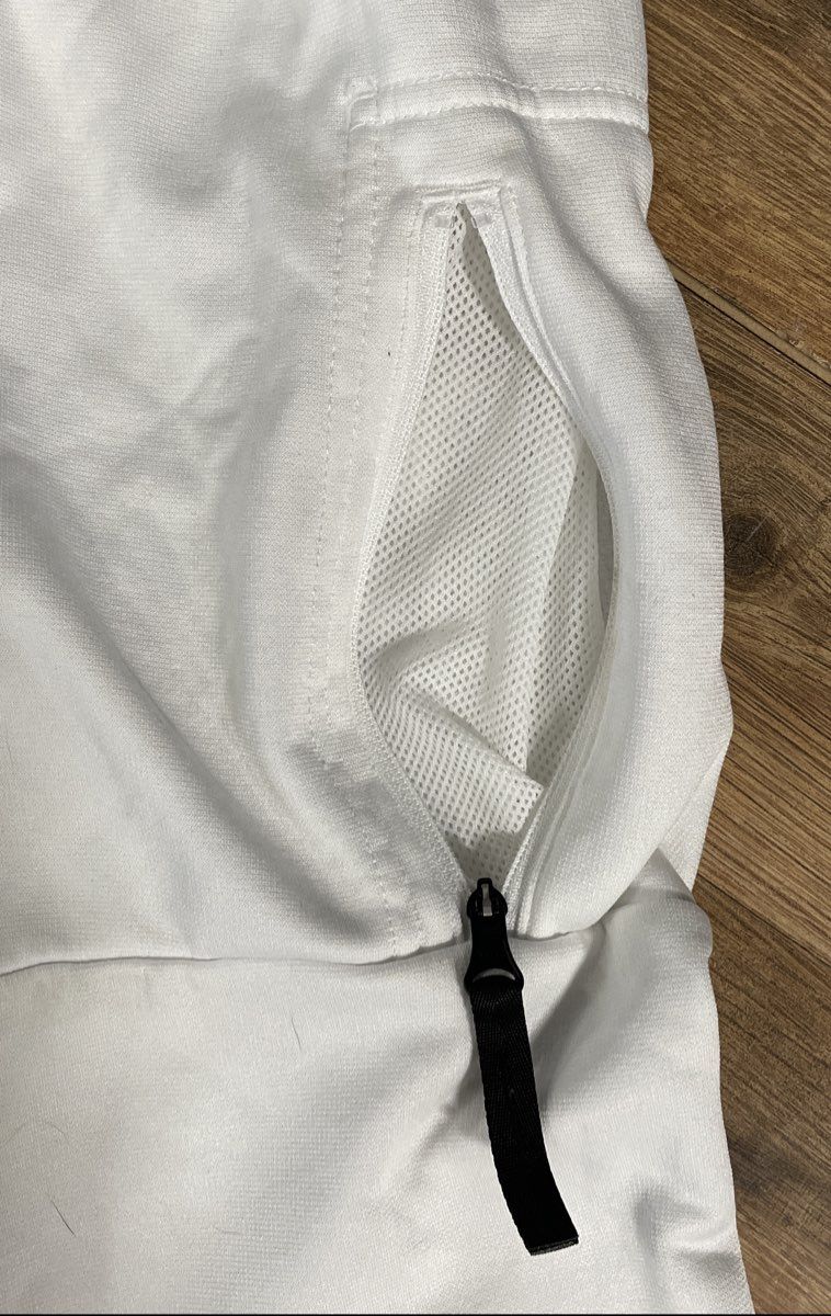 Nike Men's White Therma-FIT Pullover Sweatshirt Raglan Sleeve Sz M