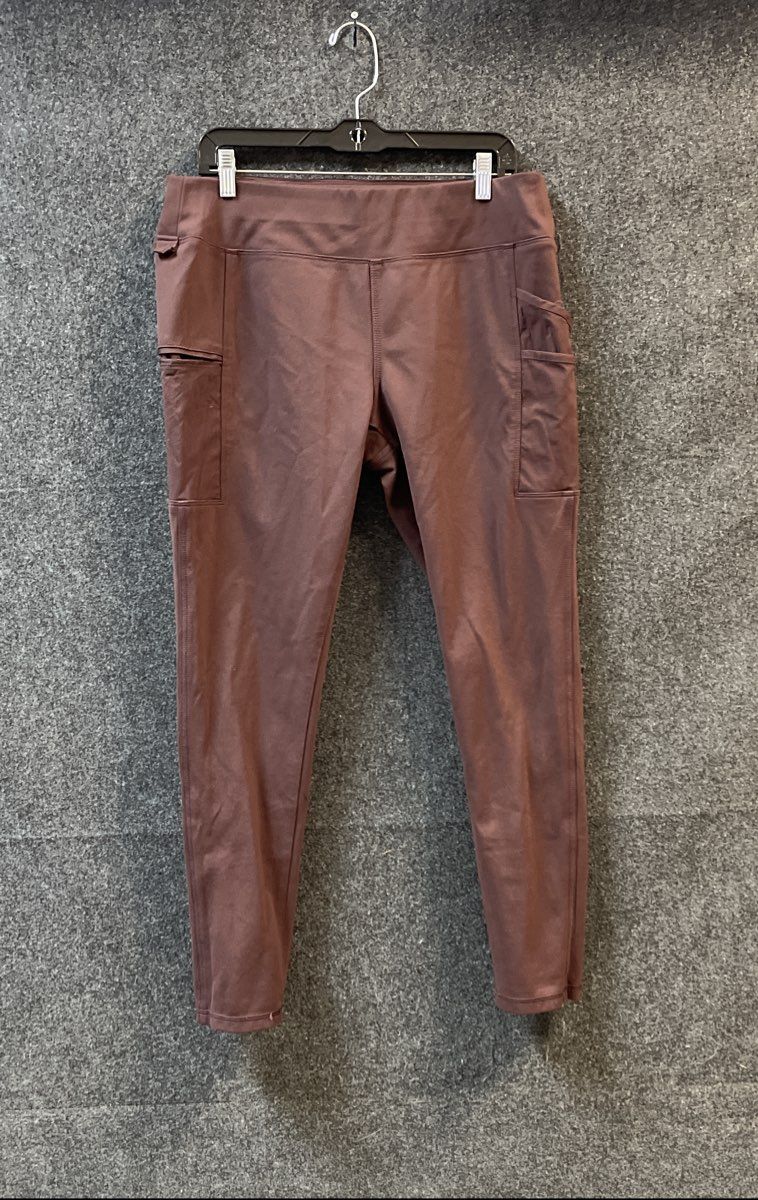 Carhartt Women's Force Utility Knit Leggings Plum Purple Multi-Pocket Size L