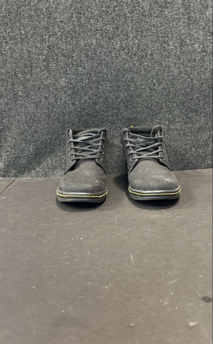 Dr. Martens Belmont Black Canvas Mid Top Sneakers Men's 10 Women's 11