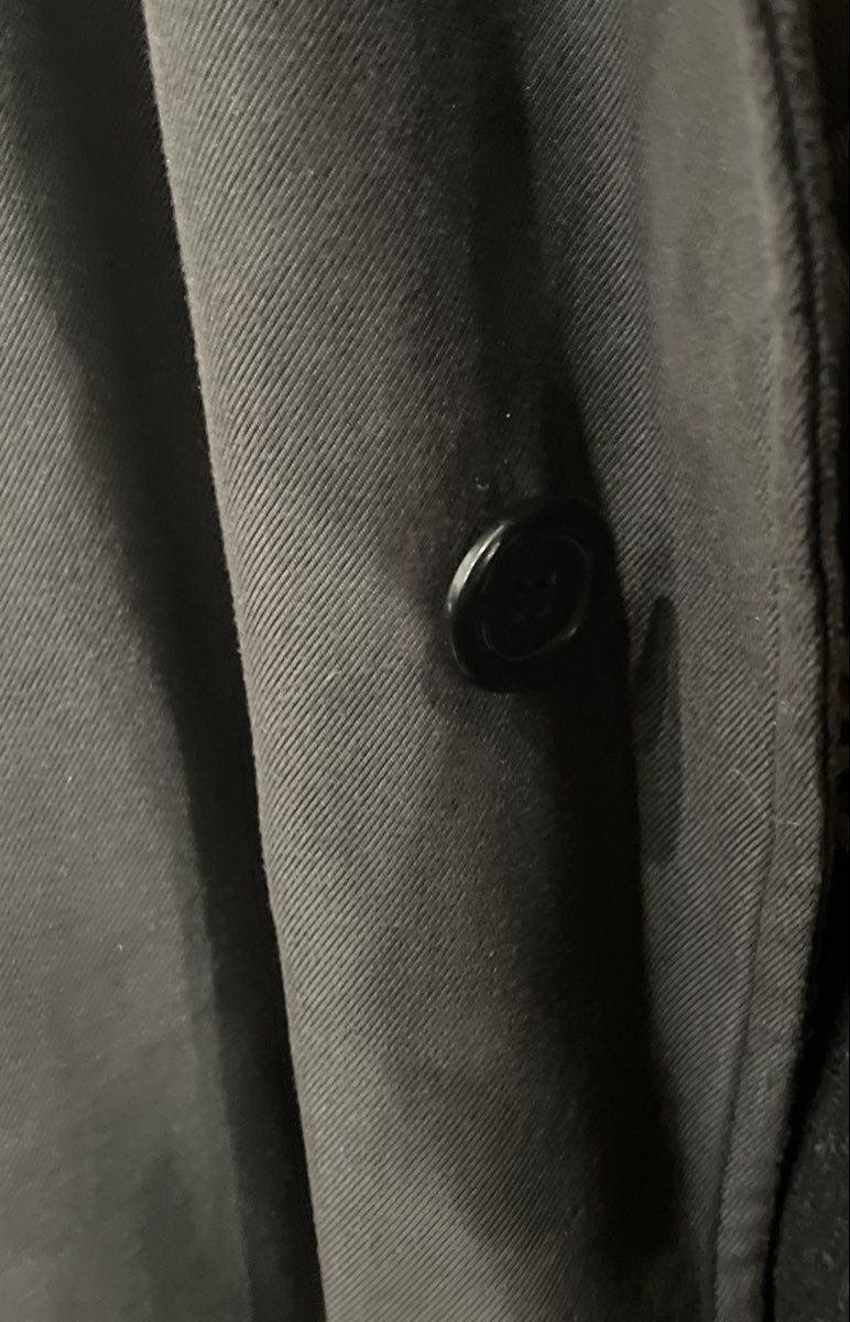 Joseph Abboud Men's Black Jacket Coat Zip-out Wool Blend Liner Button Front