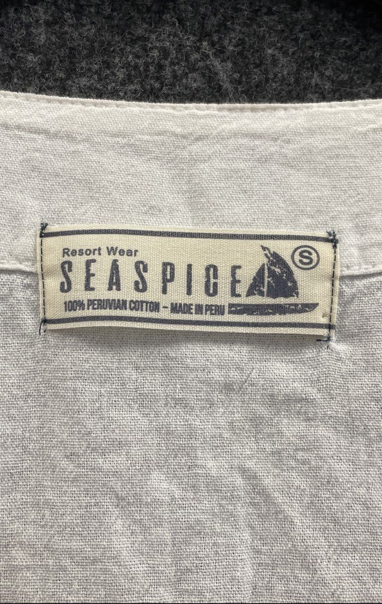 Seaspice White Peruvian Cotton Blouse Top Women's Size Small