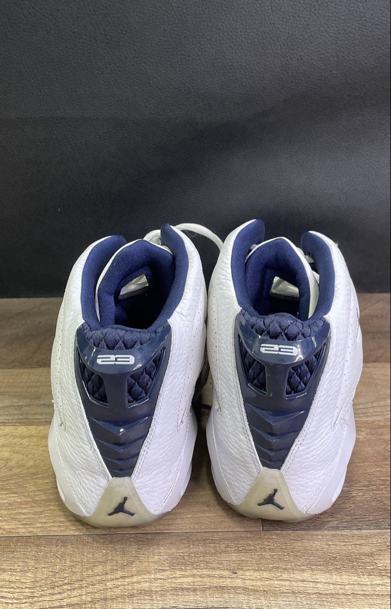 Nike Jordan Dub Zero White Varsity Royal Blue Basketball Shoes Size 13