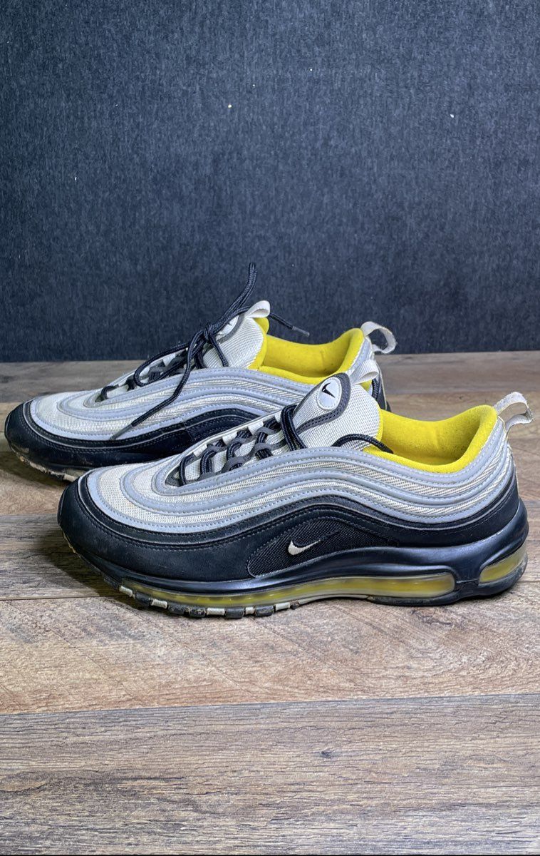Nike Air Max 97 Steelers Black White Amarillo Men's Sneakers Size 11