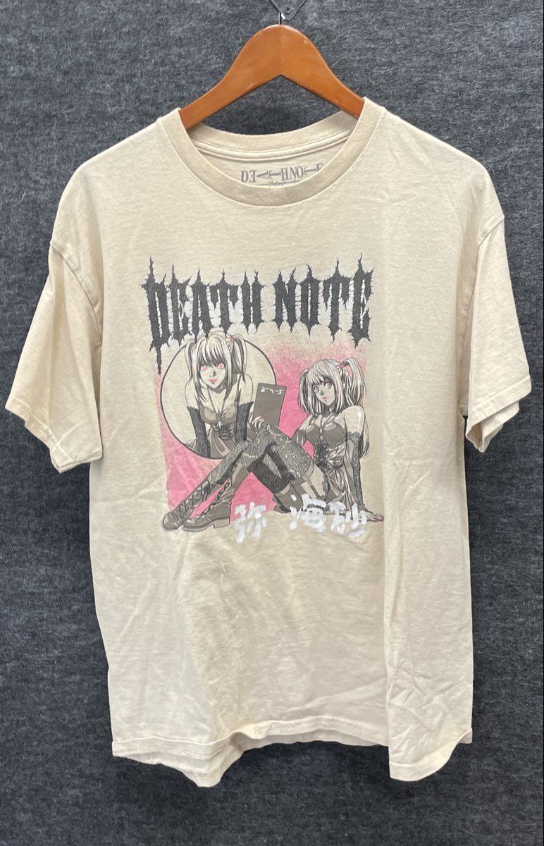 Death Note Misa Amane Anime Graphic T-Shirt Reprint Ripple Junction Sz L
