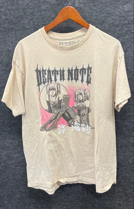 Death Note Misa Amane Anime Graphic T-Shirt Reprint Ripple Junction Sz L