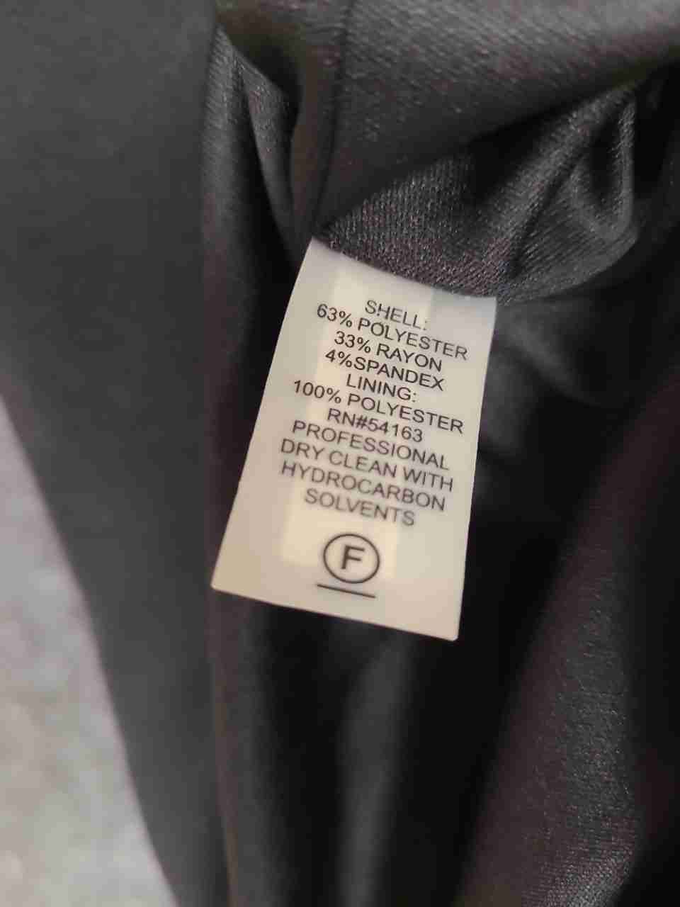Calvin Klein Women's Black Ruched Sheath Cap Sleeve Work Career Dress Size 6
