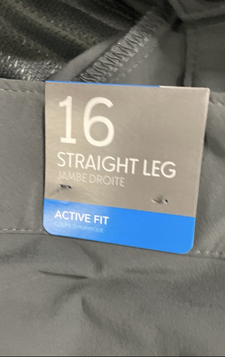 Columbia Women's Saturday Trail Straight Leg Pants Grey Active Fit Sz 16W NWT