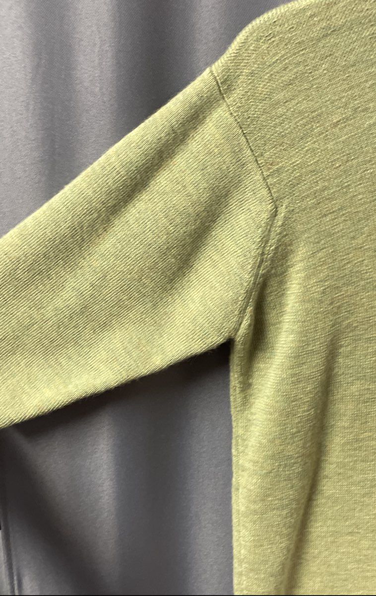 Eileen Fisher Women's Green Turtleneck Short Sleeve Knit Pullover Top Size XS