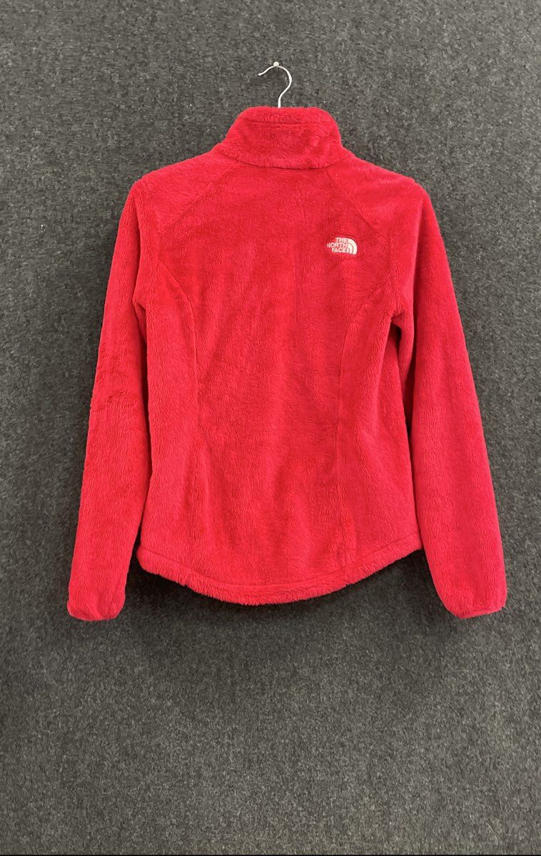 The North Face Women's Osito Full Zip High Pile Fleece Jacket Red Sz XS