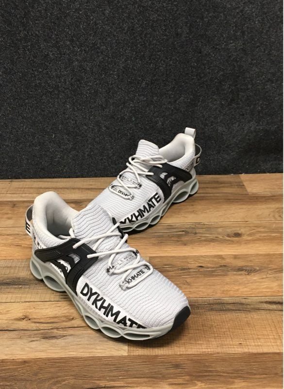 DYKHMATE DM028007 White Black Athletic Running Sneakers Size US W 8.5 / M 6.5