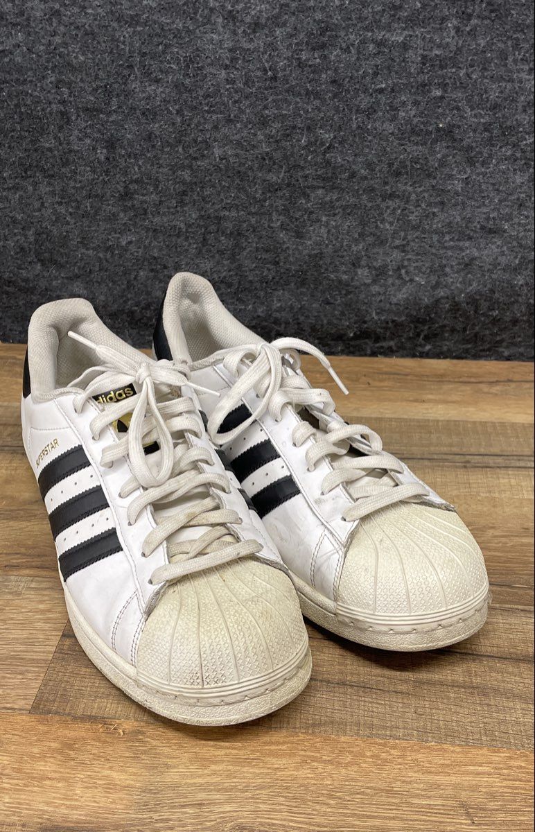 Adidas Superstar White Black Shell Toe Men's Sneakers Size 11