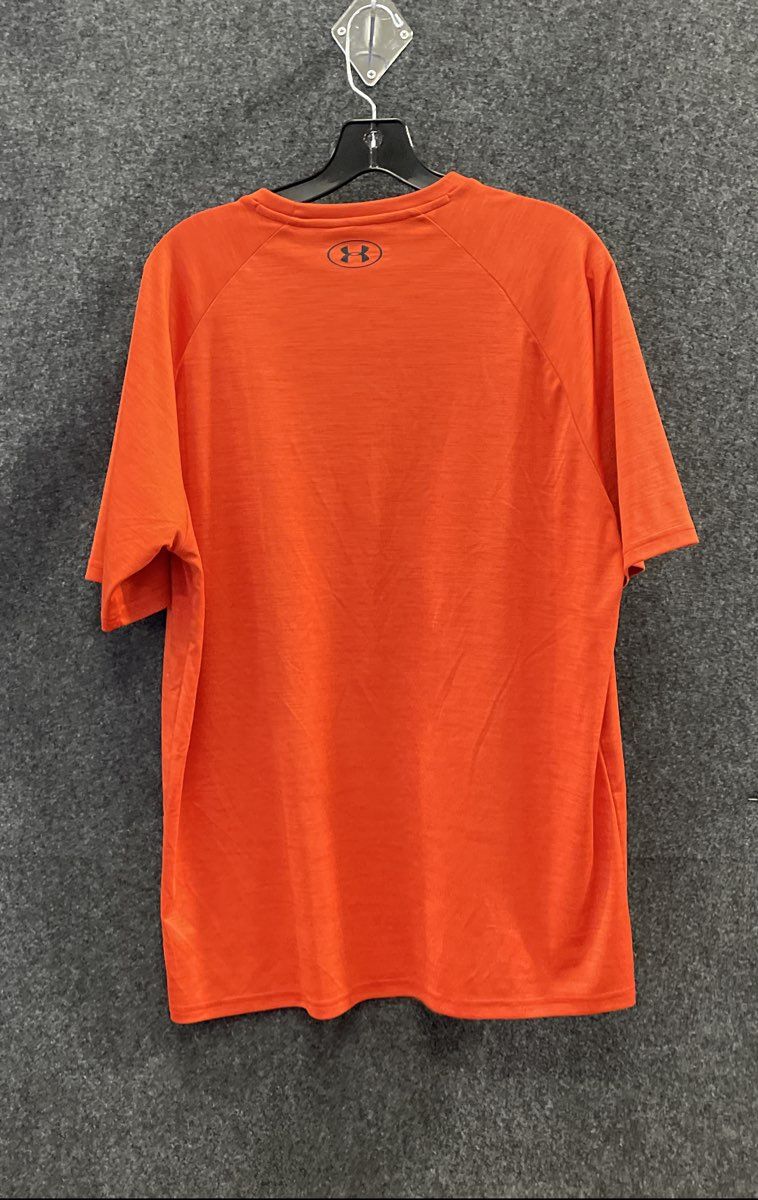 Under Armour Men's Orange Loose Fit Short Sleeve Performance T-Shirt Size XL
