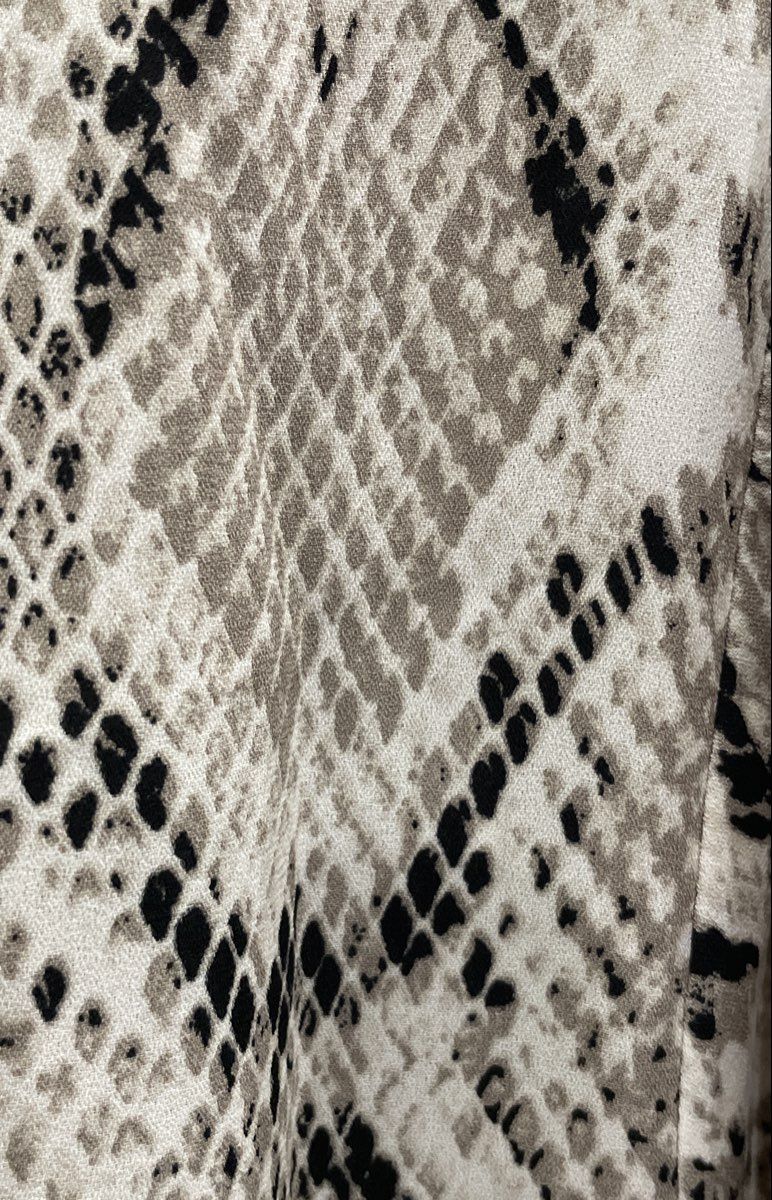 Apt. 9 Women's Snake Skin Pattern Kimono Cardigan Open Front Topper Sz L/XL