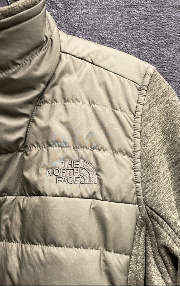 The North Face Women's Mashup Quilted Fleece Hybrid Jacket Green PrimaLoft