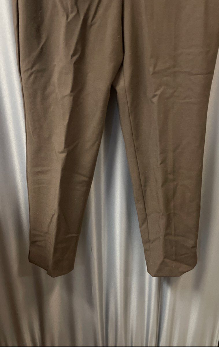 Talbots Women's Signature Brown Tapered Pants Stretch Blend Size 12P NWT