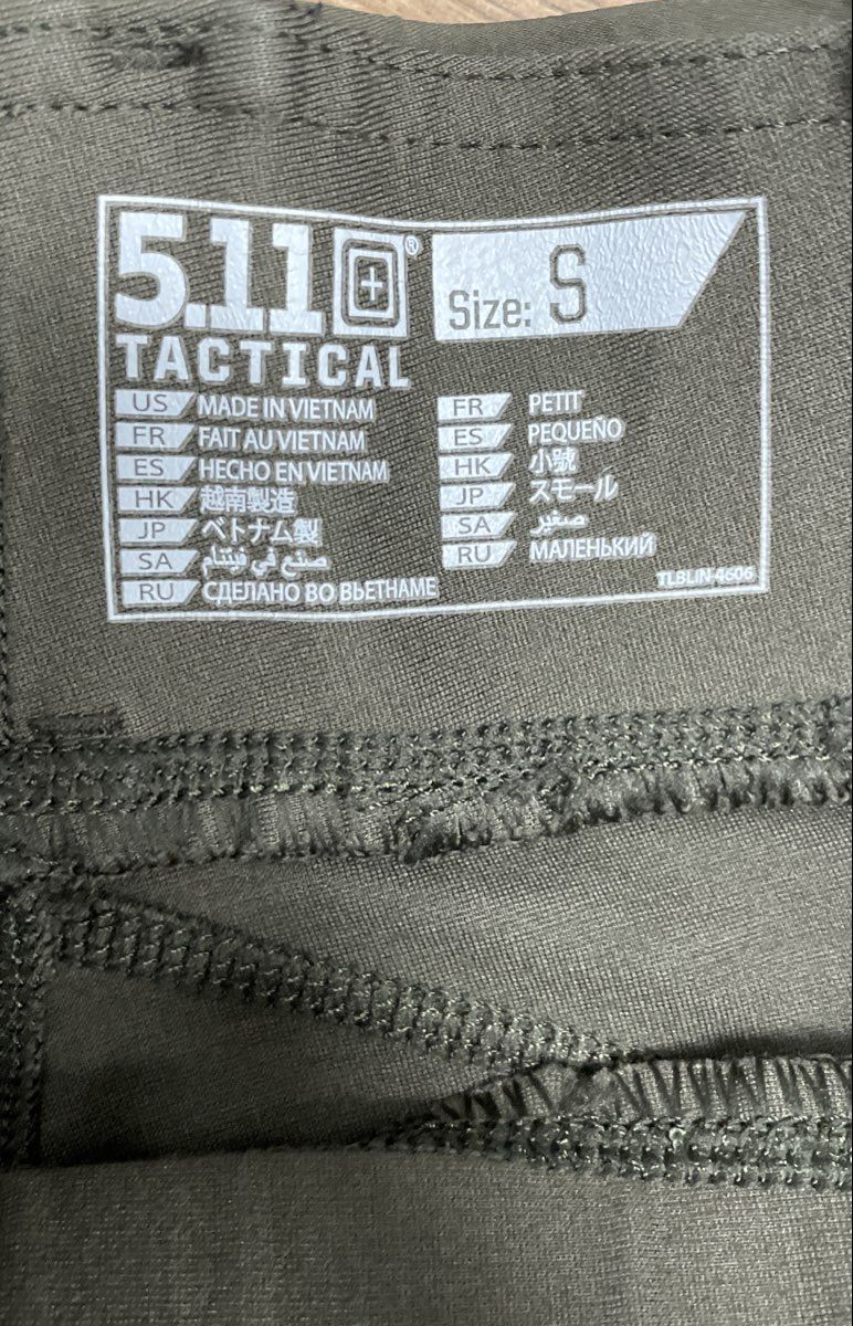 5.11 Tactical Women's Raven Range Tight Pants Leggings Olive Green Sz S
