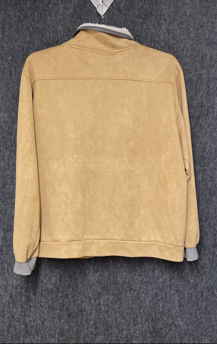 Carhartt Men's Tan 1/4 Zip Sherpa Lined Fleece Pullover Jacket Sz 2XL