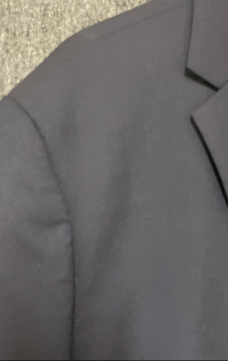 Pronto Uomo Platinum Men's Navy Blue Wool Blend Two Button Blazer Sz 56 L
