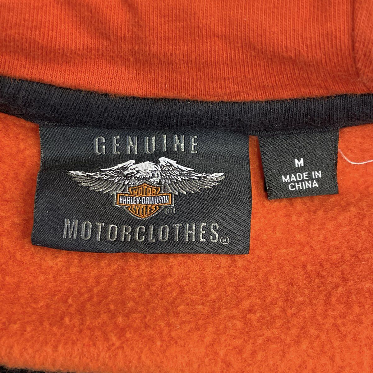 Harley-Davidson Genuine Motorclothes Embroidered Zip Hoodie Jacket Sz M