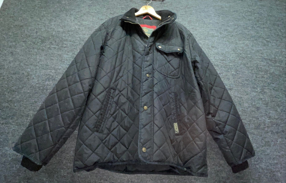J. Whistler Men's Black Quilted All Weather Core System Jacket Size XXL