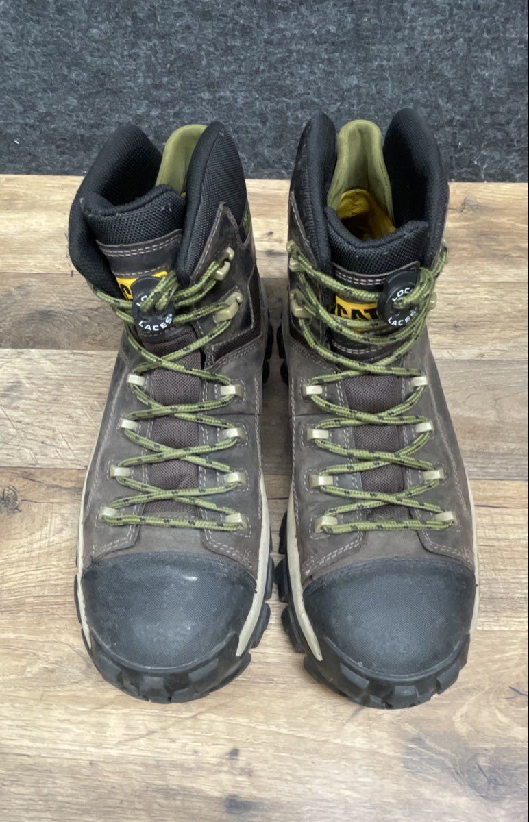 Caterpillar Streamline Runner P91541 Brown Composite Toe Work Boots Size 10.5