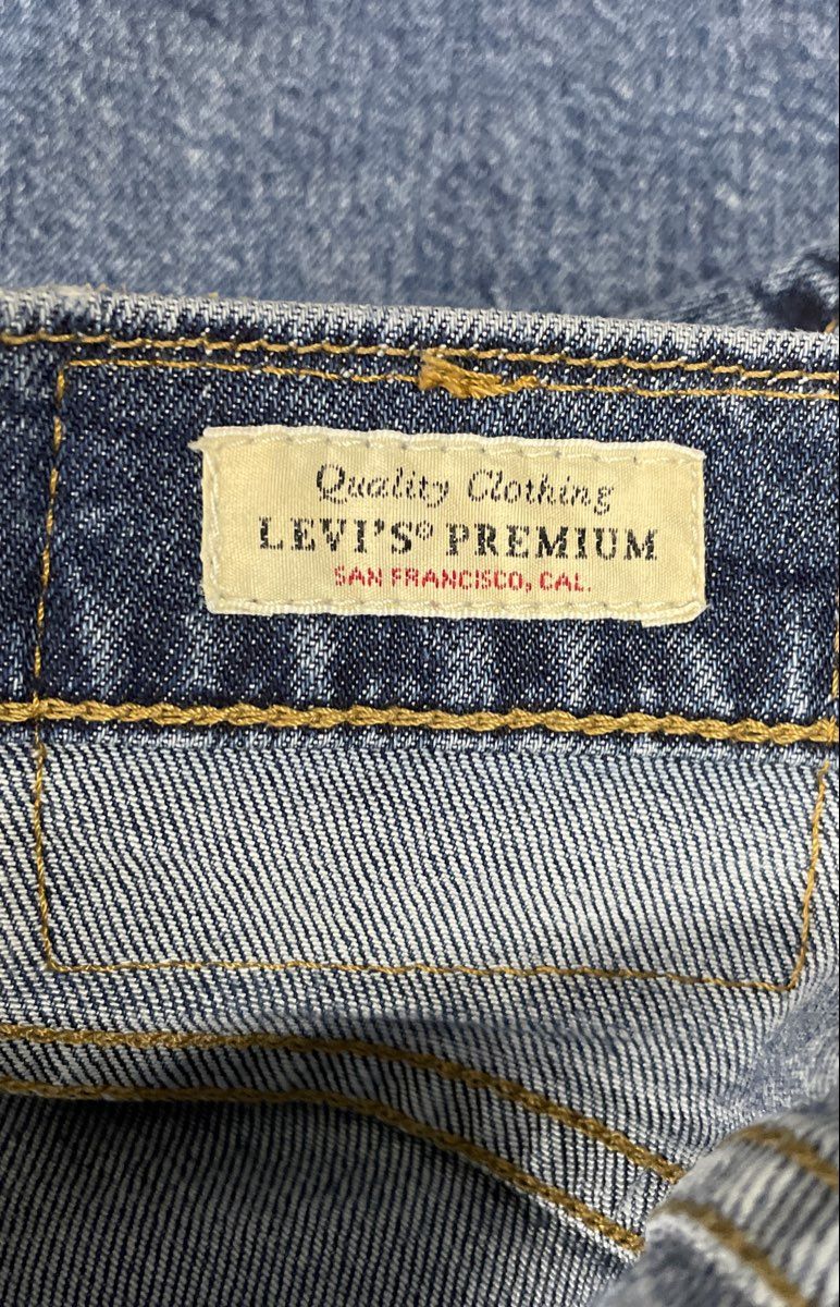Levi's Men's 514 Slim Straight Premium Blue WaterLess Stretch Jeans Sz 28x30