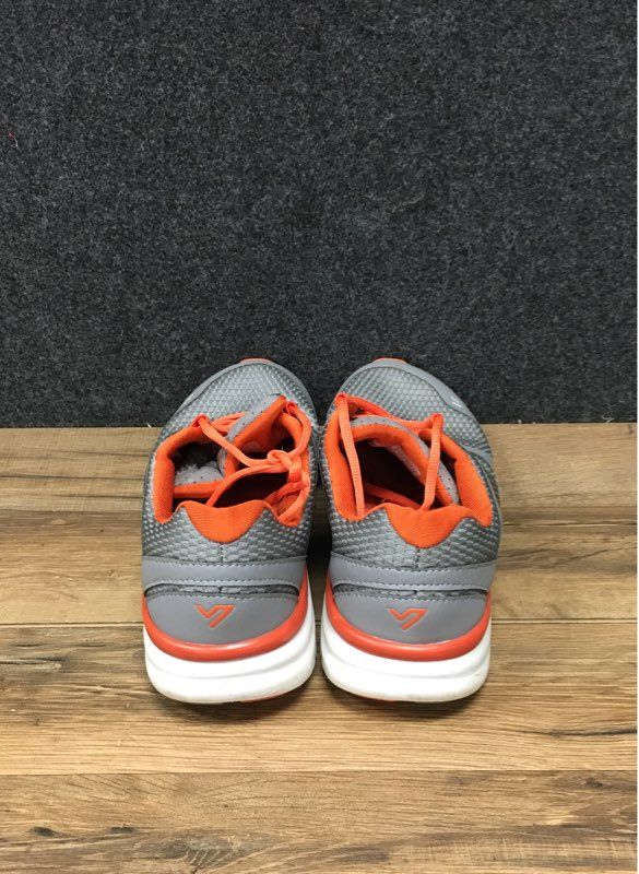 Vionic Ngage 1.0 Grey Orange Athletic Walking Training Sneakers Men's Size 8
