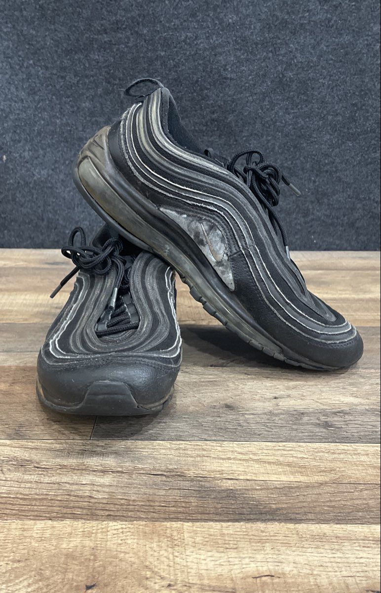 Nike Air Max 97 Triple Black Men's Running Sneakers Size 10