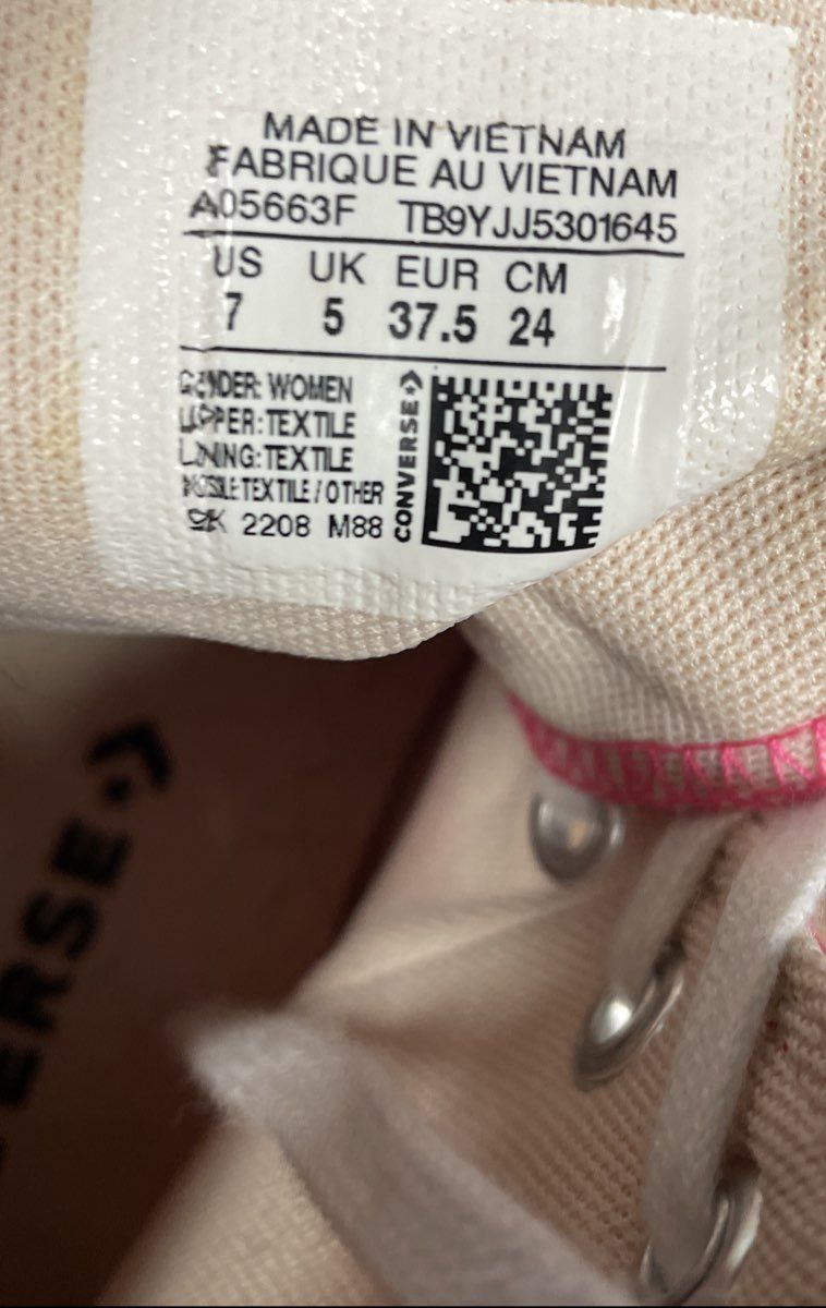Converse Chuck Taylor All Star Lift Platform High Top Hyper Pink Size 7