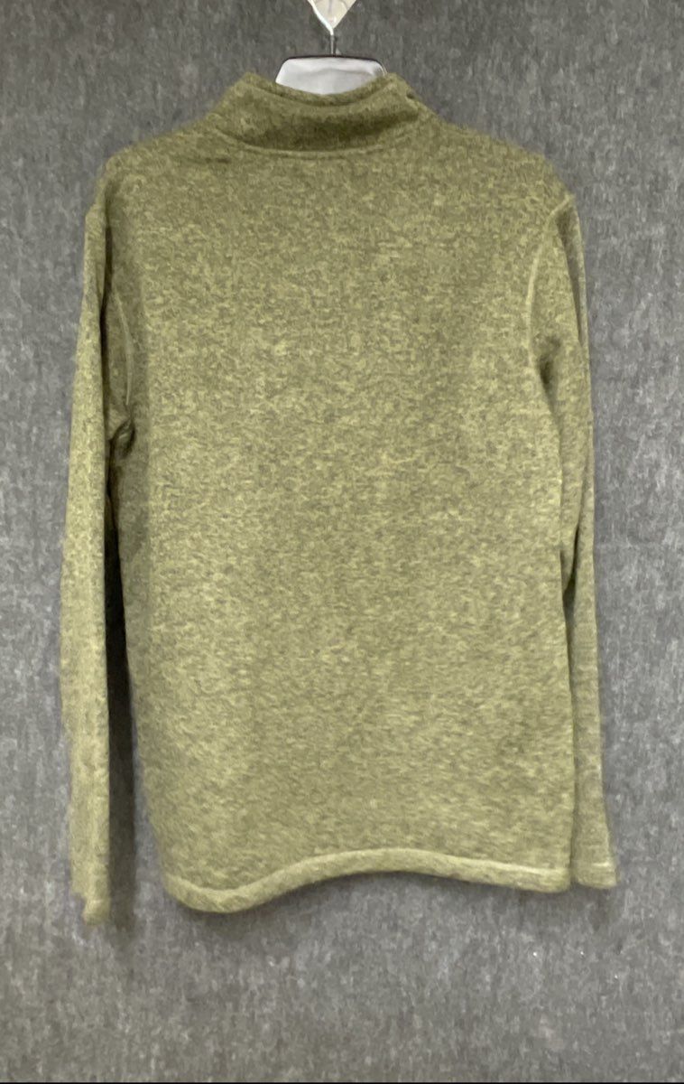 Eddie Bauer Men's Green Adventure Fleece Quarter Zip Pullover NWT Sz M