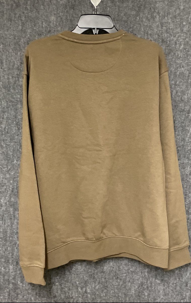 Kenneth Cole Men's Brown Crewneck Logo Pullover Sweatshirt Sz L