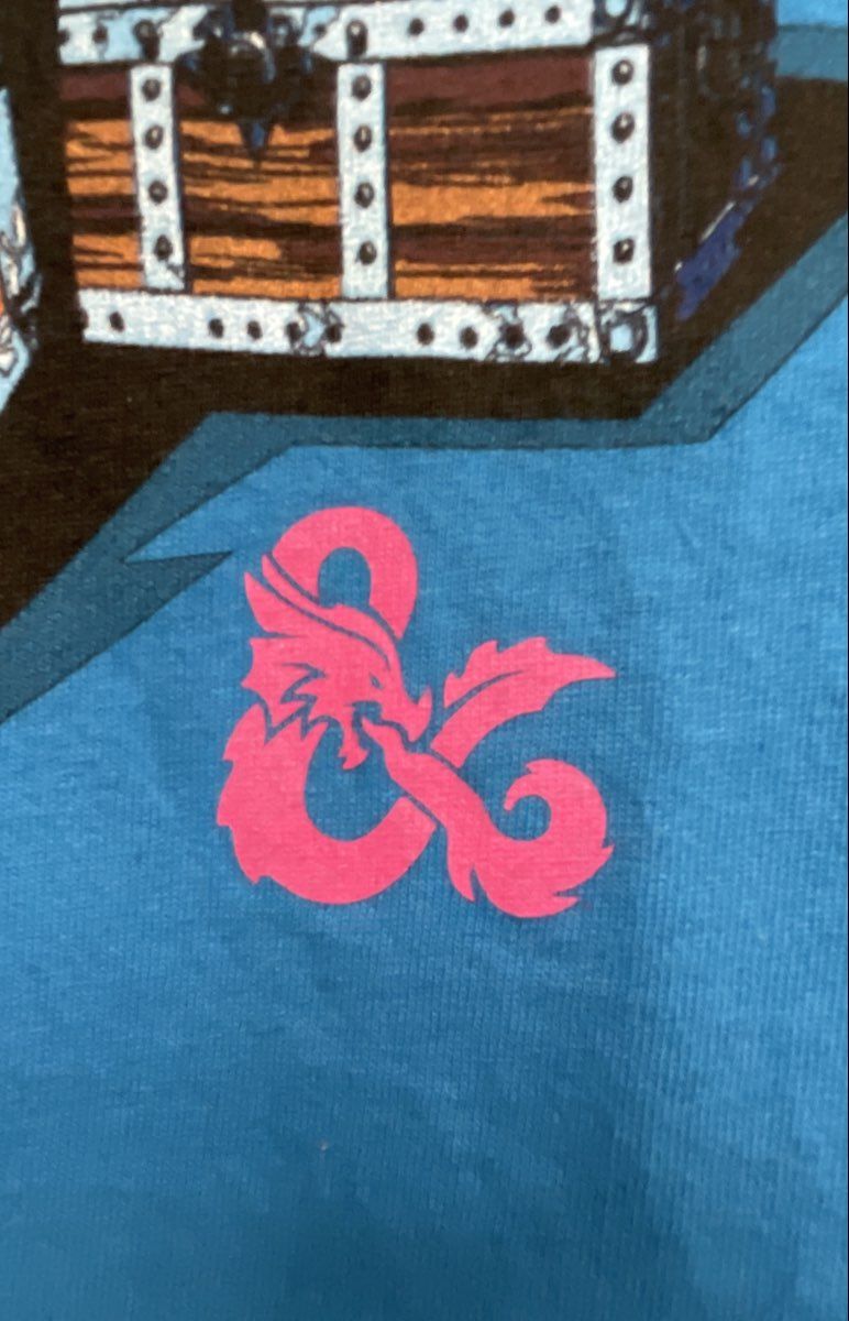 Dungeons & Dragons Honor Among Thieves Mimic Bad Choice T-Shirt Reprint Sz S