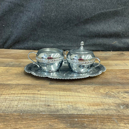 Vintage Style Irvinware Sugar and Creamer Set