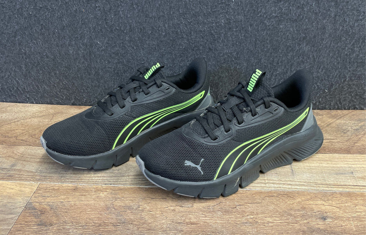 Puma Softride Sophia 2 Black Lime Green Women's Running Shoes Size 5