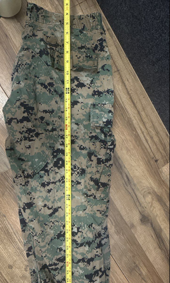 USMC Military Issue Men's MCCUU Combat Trousers MARPAT Woodland Camo Sz L Reg